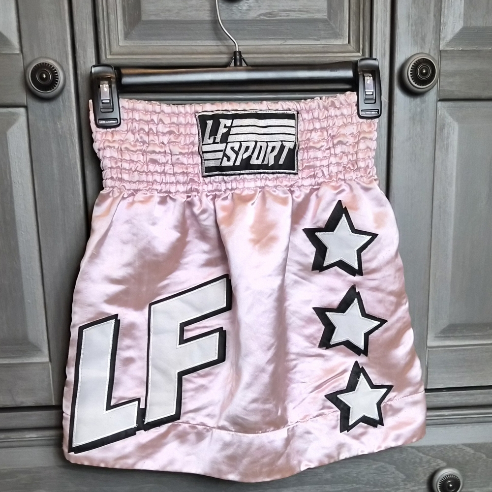 LF Sport Pink Satin Star Skirt
